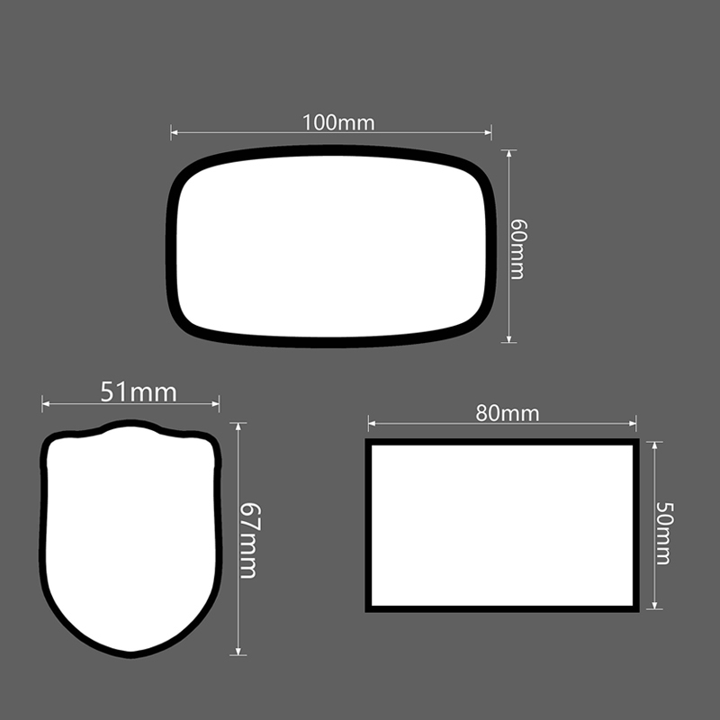 3' x 2' rechteckige Sublimations-Kunstlederpflaster mit Klebstoff 3' x 2' rechteckige Sublimations-Kunstlederpflaster mit Klebstoff