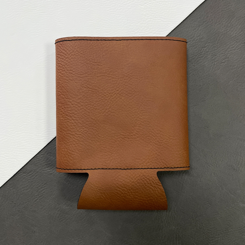 Laserbarer Getränkehalter aus Kunstleder Laserbarer Getränkehalter aus Kunstleder