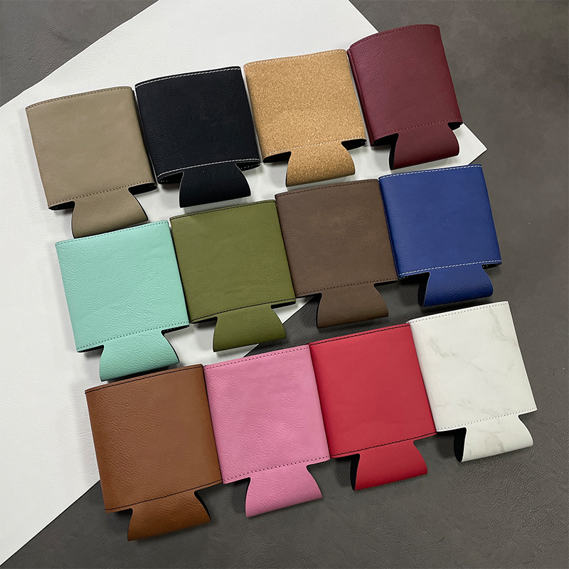 Laserbarer Getränkehalter aus Kunstleder Laserbarer Getränkehalter aus Kunstleder