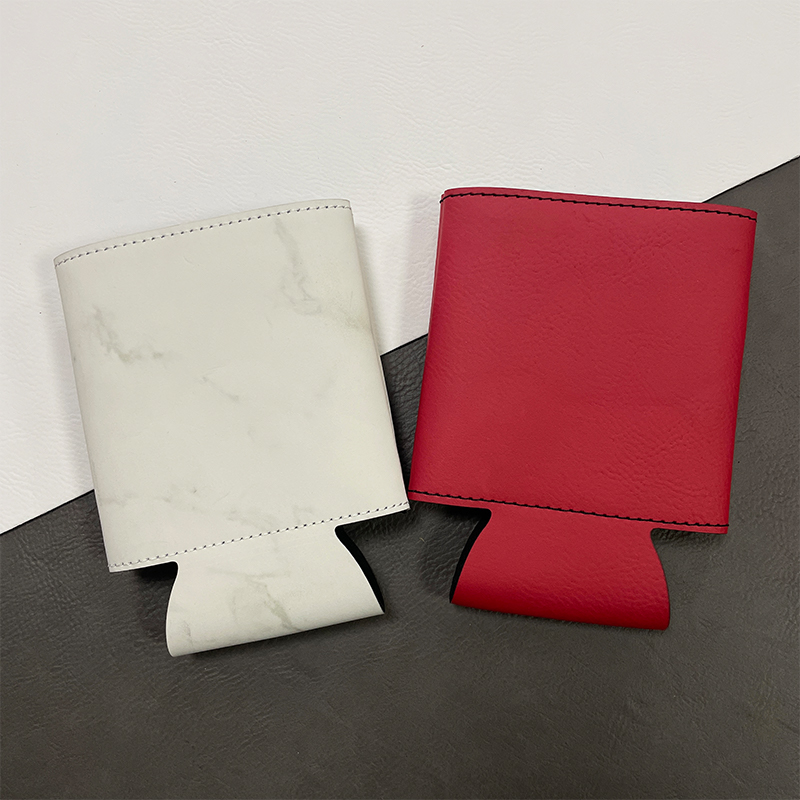 Laserbarer Getränkehalter aus Kunstleder Laserbarer Getränkehalter aus Kunstleder