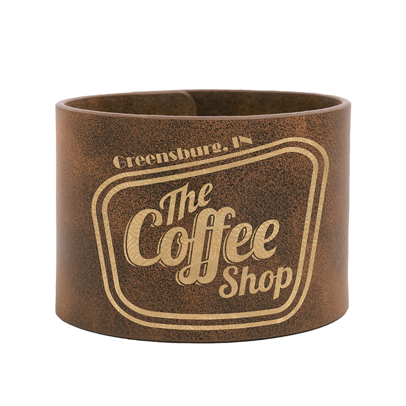 8 1/2' x 3/4' laserbares Manschettenarmband aus Kunstleder 8 1/2' x 3/4' laserbares Manschettenarmband aus Kunstleder