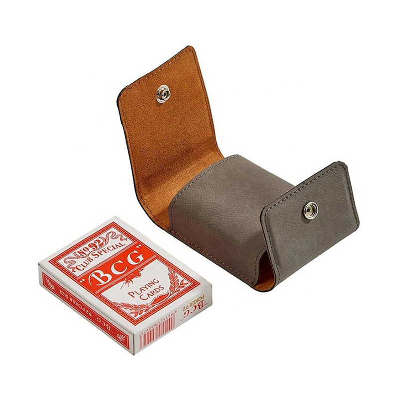 Laserbare Spielkartenbox aus Kunstleder Laserbare Spielkartenbox aus Kunstleder