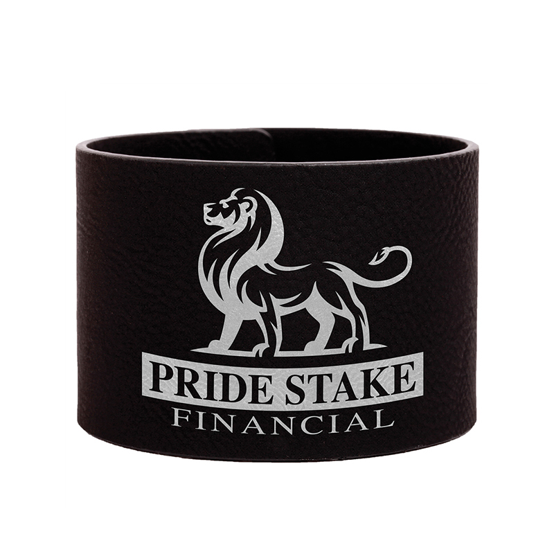 9 1/2' x 1' laserbares Kunstlederarmband 9 1/2' x 1' laserbares Kunstlederarmband