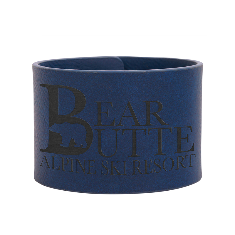 8 1/2' x 3/4' laserbares Manschettenarmband aus Kunstleder 8 1/2' x 3/4' laserbares Manschettenarmband aus Kunstleder