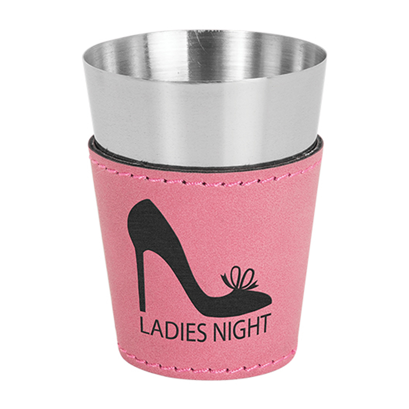 Kunstleder-Schnapsgläser Kunstleder-Schnapsgläser