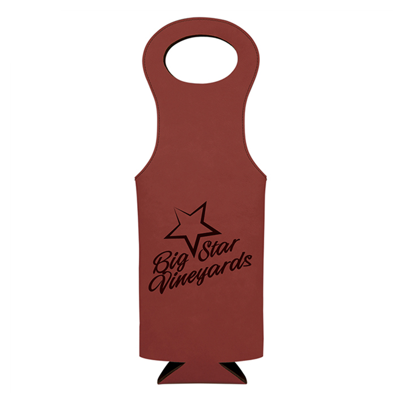 Weinbeutel aus Kunstleder Weinbeutel aus Kunstleder