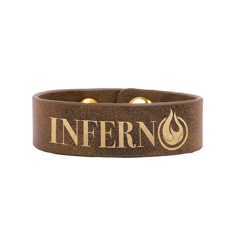 9 1/2' x 1' laserbares Kunstlederarmband 9 1/2' x 1' laserbares Kunstlederarmband