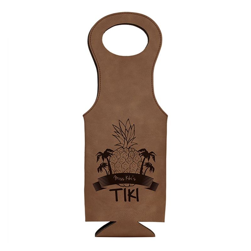 Weinbeutel aus Kunstleder Weinbeutel aus Kunstleder