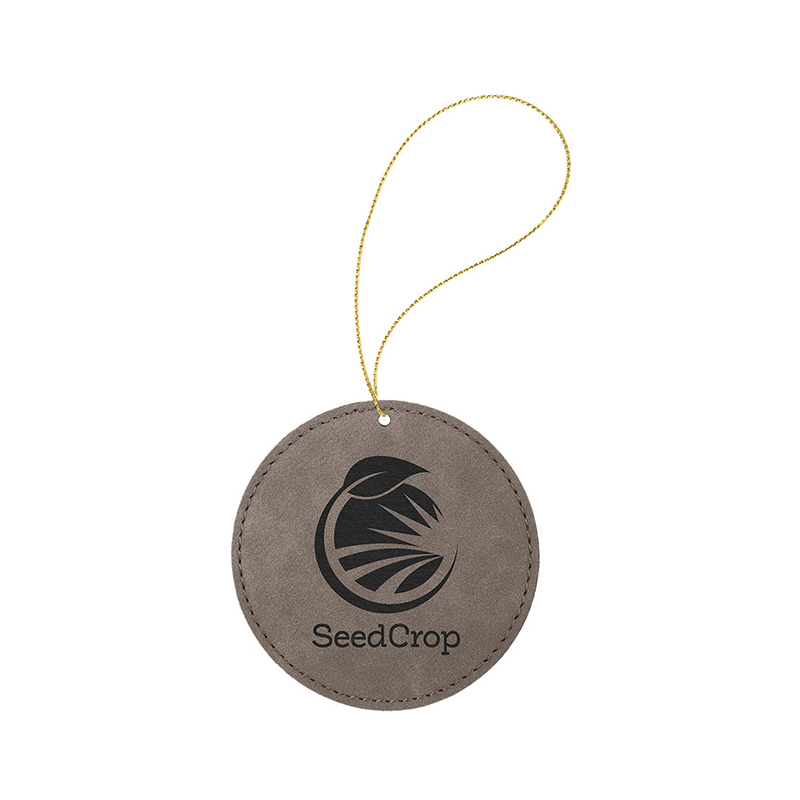 Laserbares rundes Kunstlederornament Laserbares rundes Kunstlederornament