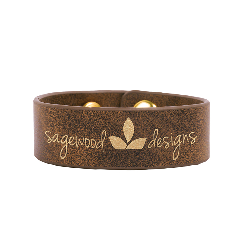 8 1/2' x 3/4' laserbares Manschettenarmband aus Kunstleder 8 1/2' x 3/4' laserbares Manschettenarmband aus Kunstleder