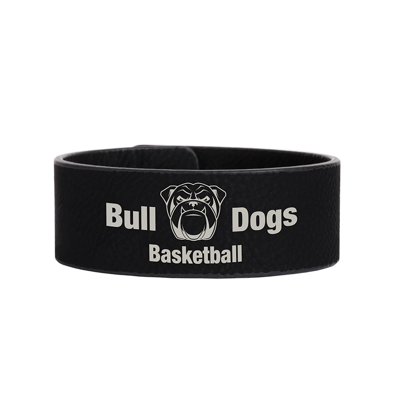 9 1/2' x 1' laserbares Kunstlederarmband 9 1/2' x 1' laserbares Kunstlederarmband