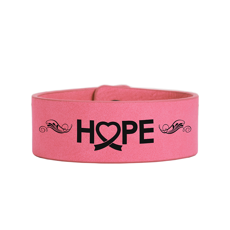 9 1/2' x 1' laserbares Kunstlederarmband 9 1/2' x 1' laserbares Kunstlederarmband