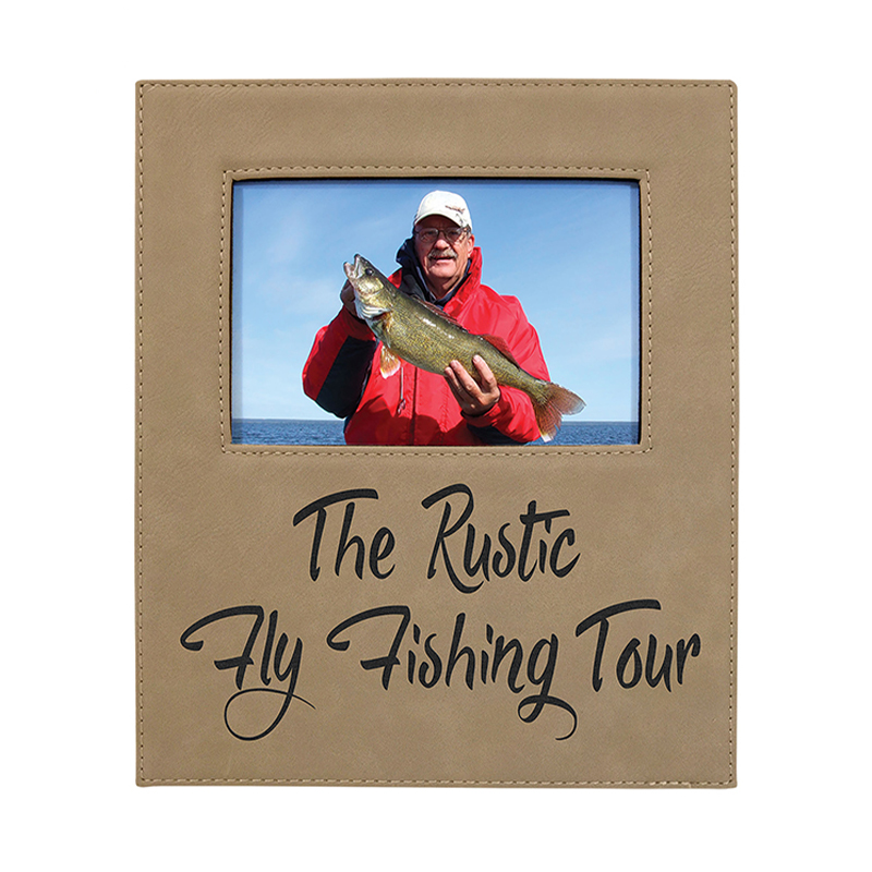 5' x 7' Kunstleder-Fotorahmen mit 4 1/4' x 8 7/8' Gravurbereich 5' x 7' Kunstleder-Fotorahmen mit 4 1/4' x 8 7/8' Gravurbereich