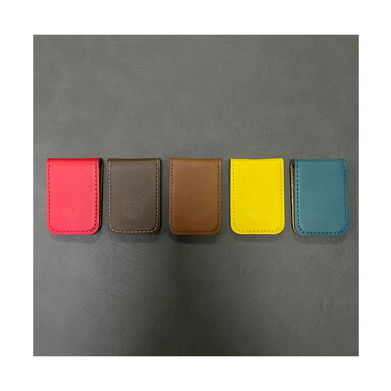 Laserbarer Geldclip aus Kunstleder Laserbarer Geldclip aus Kunstleder