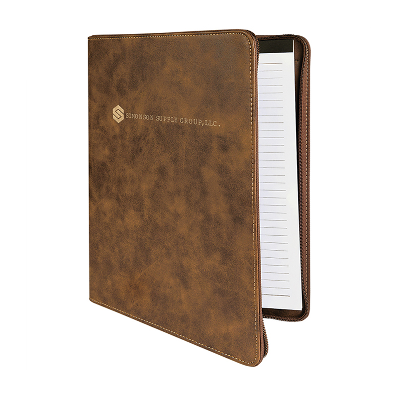 9 1/2' × 12' Kunstleder-Portfolio mit Reißverschluss 9 1/2' × 12' Kunstleder-Portfolio mit Reißverschluss