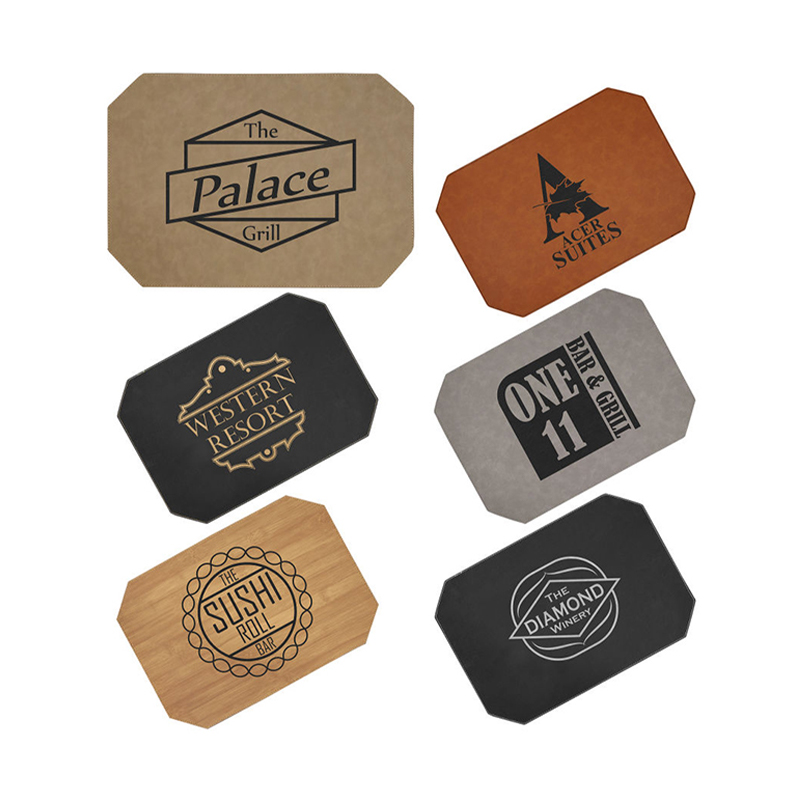 Laserbare Kunstleder-Tischsets Laserbare Kunstleder-Tischsets