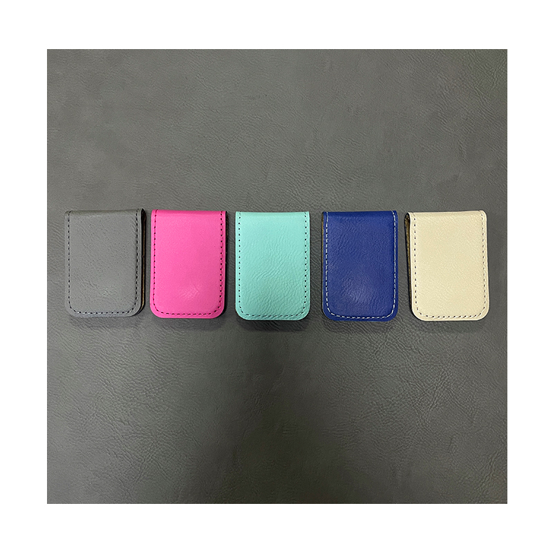 Laserbarer Geldclip aus Kunstleder Laserbarer Geldclip aus Kunstleder