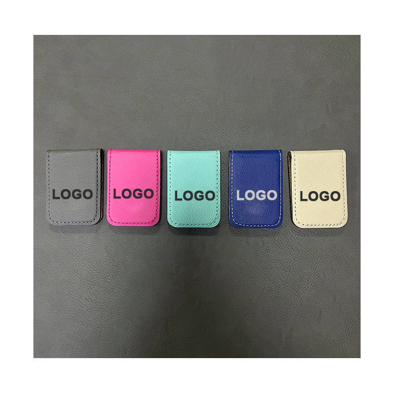 Laserbarer Geldclip aus Kunstleder Laserbarer Geldclip aus Kunstleder