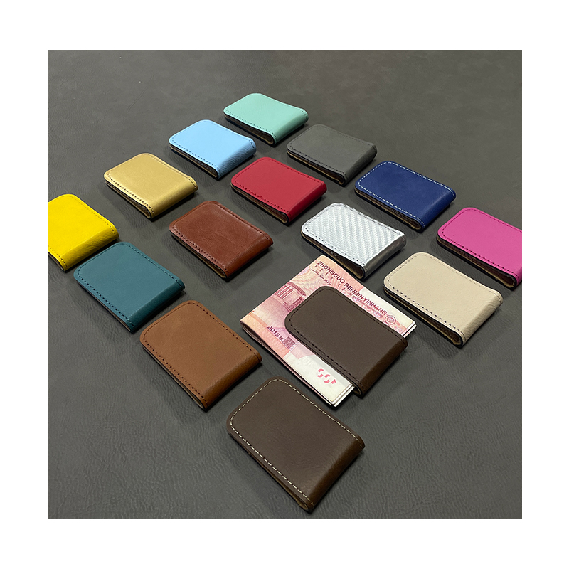 Laserbarer Geldclip aus Kunstleder Laserbarer Geldclip aus Kunstleder