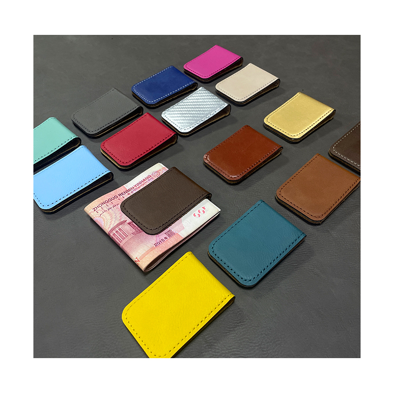 Laserbarer Geldclip aus Kunstleder Laserbarer Geldclip aus Kunstleder
