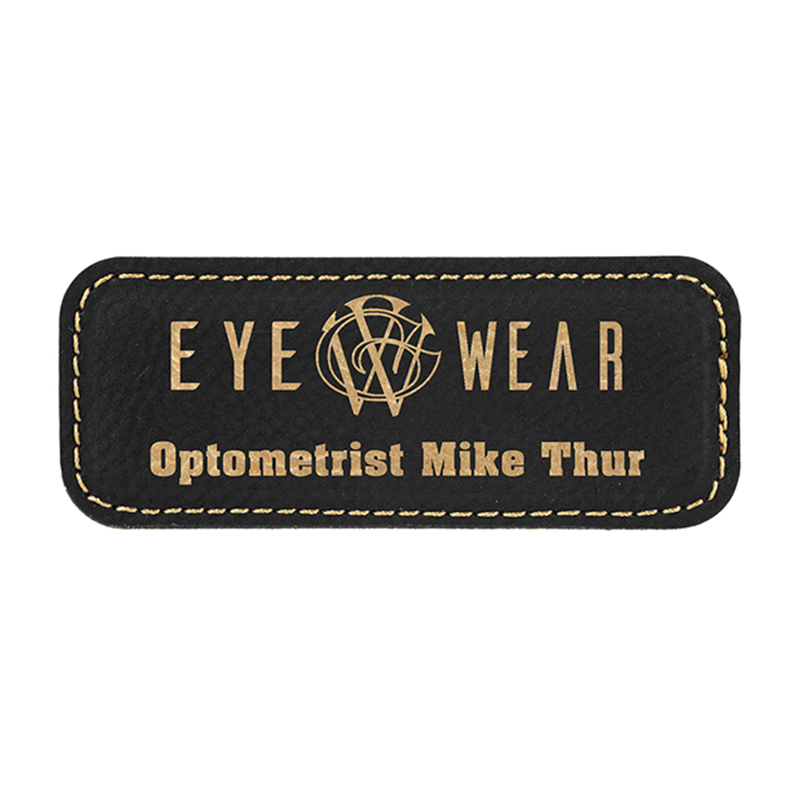 Laserbarer Kunstleder-Abzeichenrohling mit Magnet Laserbarer Kunstleder-Abzeichenrohling mit Magnet