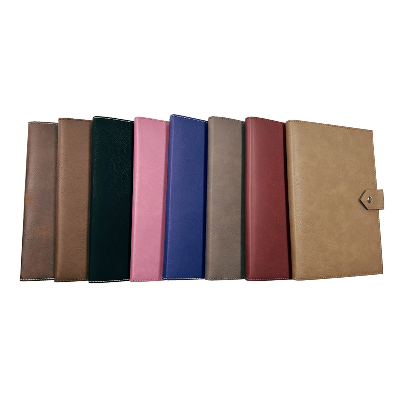 Laserbares Kunstlederjournal mit Verschluss Laserbares Kunstlederjournal mit Verschluss