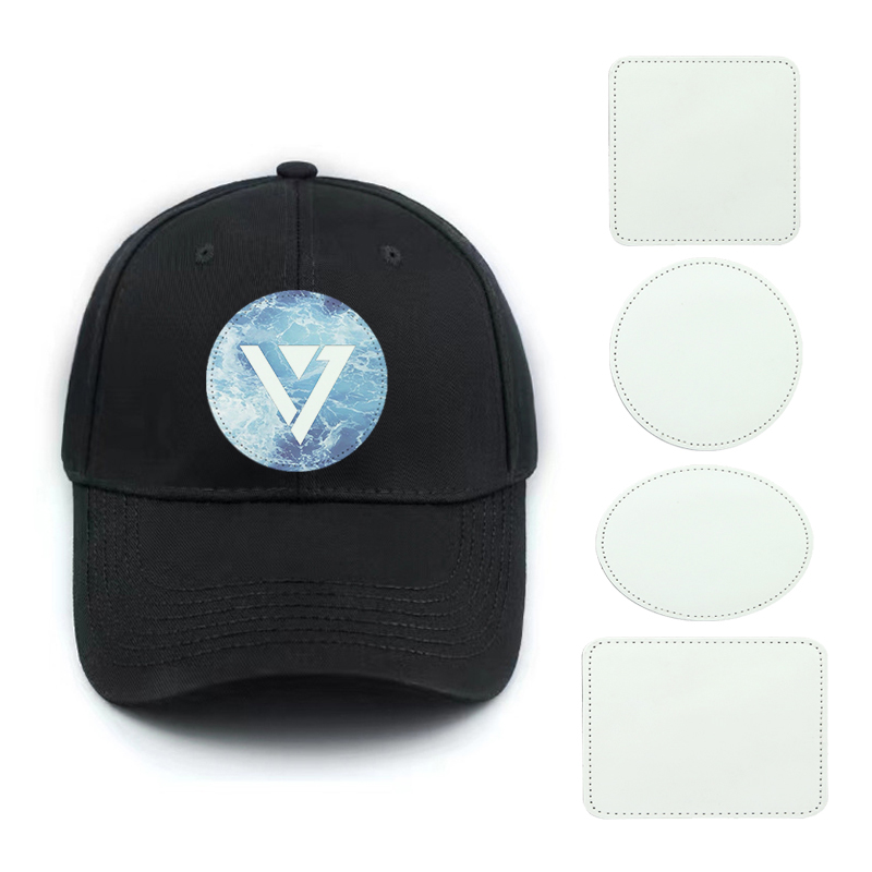 2 1/2' x 2 1/2' quadratische Sublimations-Kunstlederpflaster mit Klebstoff 2 1/2' x 2 1/2' quadratische Sublimations-Kunstlederpflaster mit Klebstoff