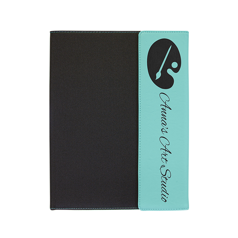 9 1/2' × 12' Leinwand mit Kunstlederportfolios 9 1/2' × 12' Leinwand mit Kunstlederportfolios