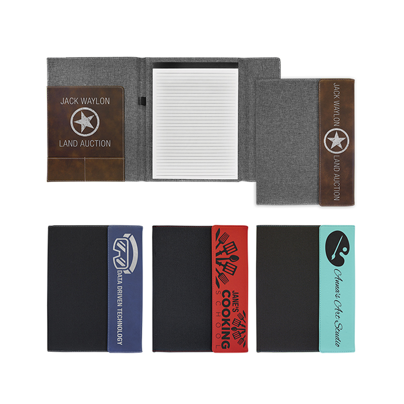 9 1/2' × 12' Leinwand mit Kunstlederportfolios 9 1/2' × 12' Leinwand mit Kunstlederportfolios