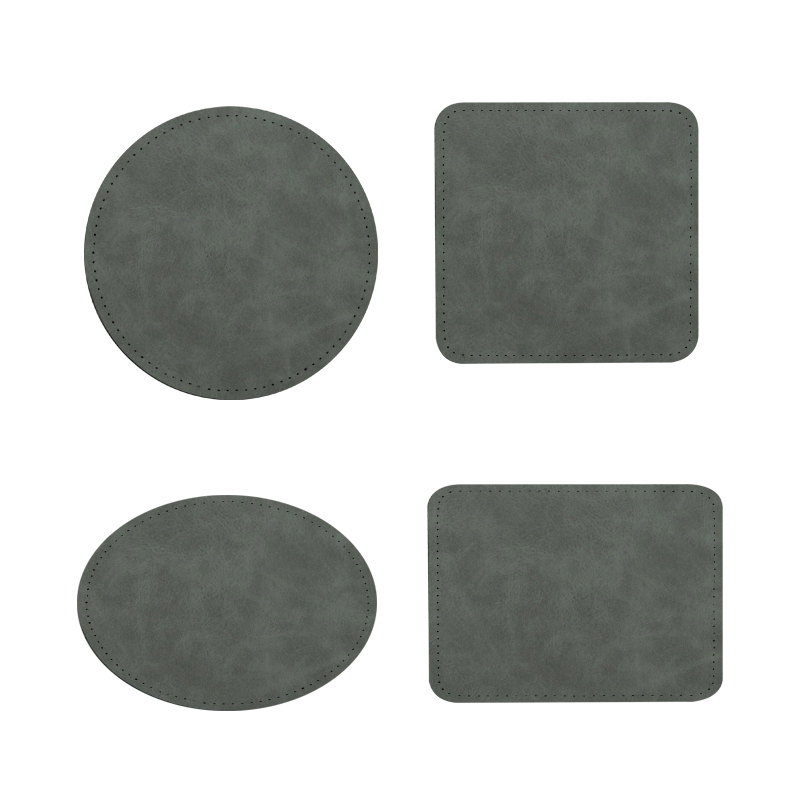 3 x 2 Zoll große ovale Sublimations-Kunstlederpflaster mit Klebstoff 3 x 2 Zoll große ovale Sublimations-Kunstlederpflaster mit Klebstoff