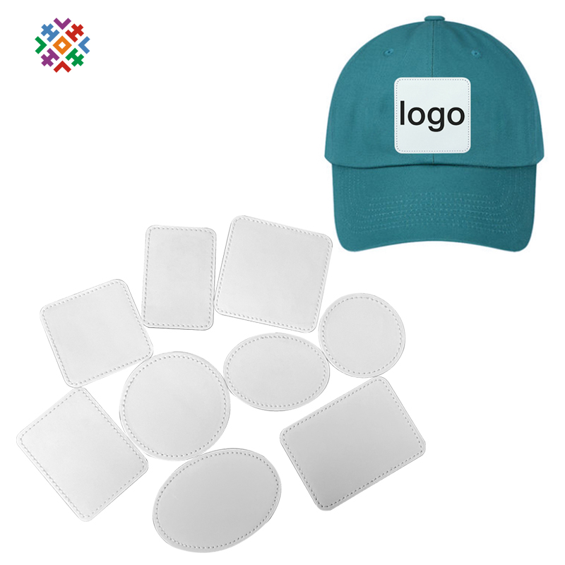 3 x 3 Zoll große quadratische Sublimations-Kunstlederaufnäher mit Klebstoff 3 x 3 Zoll große quadratische Sublimations-Kunstlederaufnäher mit Klebstoff