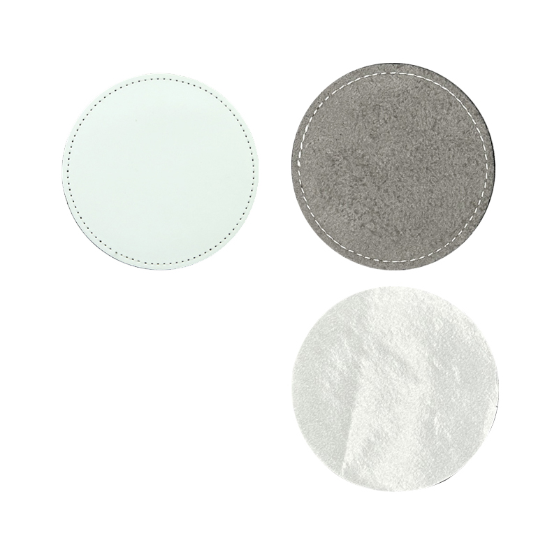 2 1/2' runde Sublimations-Kunstlederpflaster mit Klebstoff 2 1/2' runde Sublimations-Kunstlederpflaster mit Klebstoff