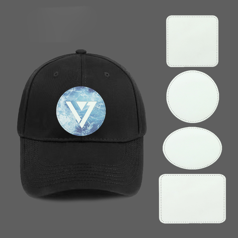 3' runde Sublimations-Kunstlederaufnäher mit Klebstoff 3' runde Sublimations-Kunstlederaufnäher mit Klebstoff