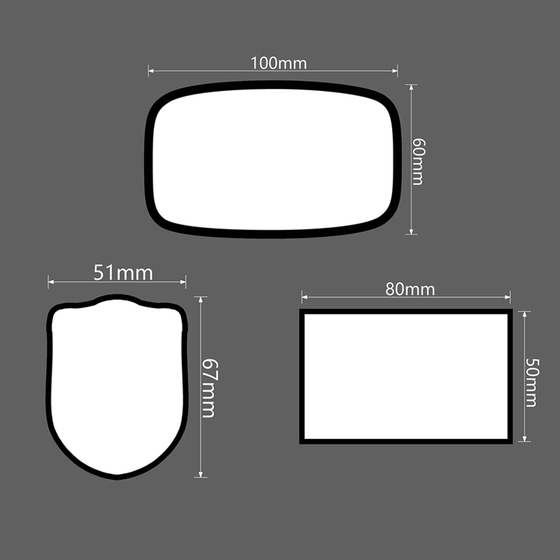 3 x 3 Zoll große quadratische Sublimations-Kunstlederaufnäher mit Klebstoff 3 x 3 Zoll große quadratische Sublimations-Kunstlederaufnäher mit Klebstoff