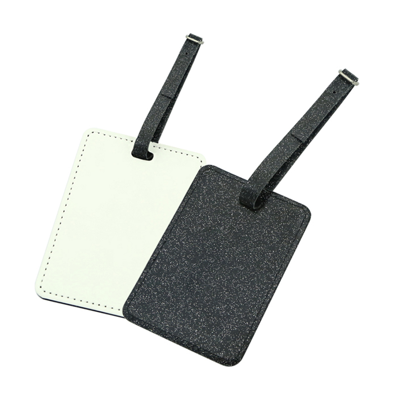 Sublimations-Gepäckanhänger aus Glitzerleder, einseitig bedruckbar Sublimations-Gepäckanhänger aus Glitzerleder, einseitig bedruckbar