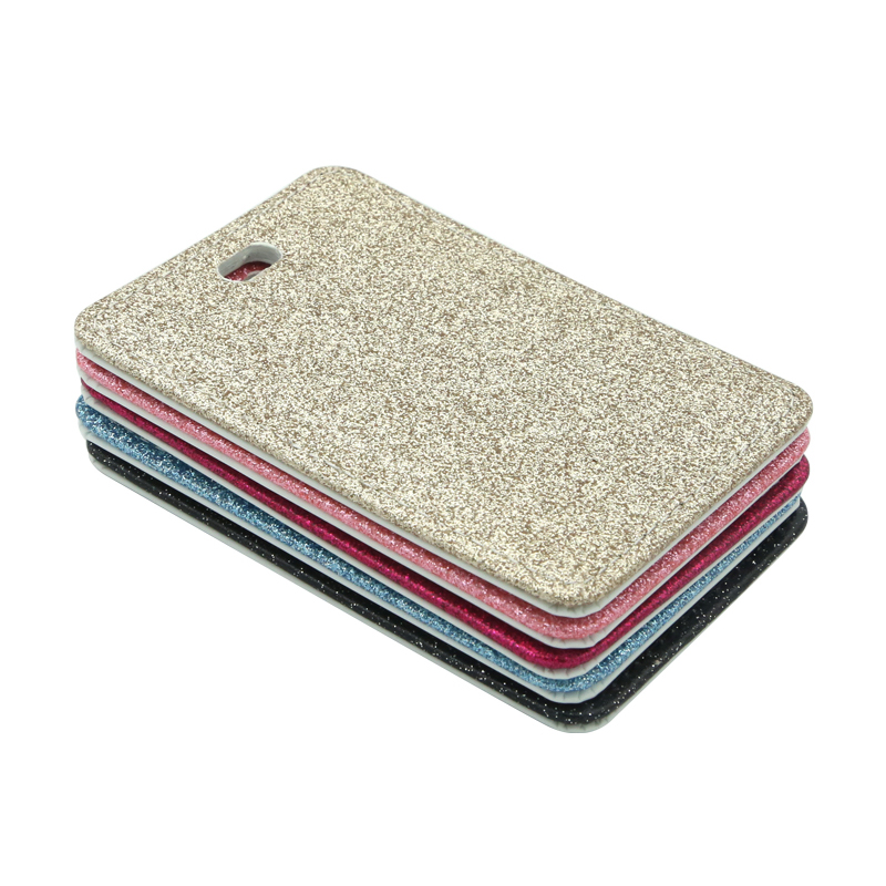 Sublimations-Gepäckanhänger aus Glitzerleder, einseitig bedruckbar Sublimations-Gepäckanhänger aus Glitzerleder, einseitig bedruckbar