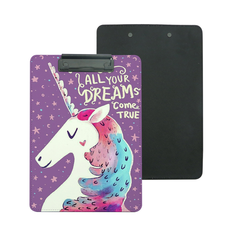 Sublimations-PU-Leder-Clipboard mit Metallclip - A5 Sublimations-PU-Leder-Clipboard mit Metallclip - A5