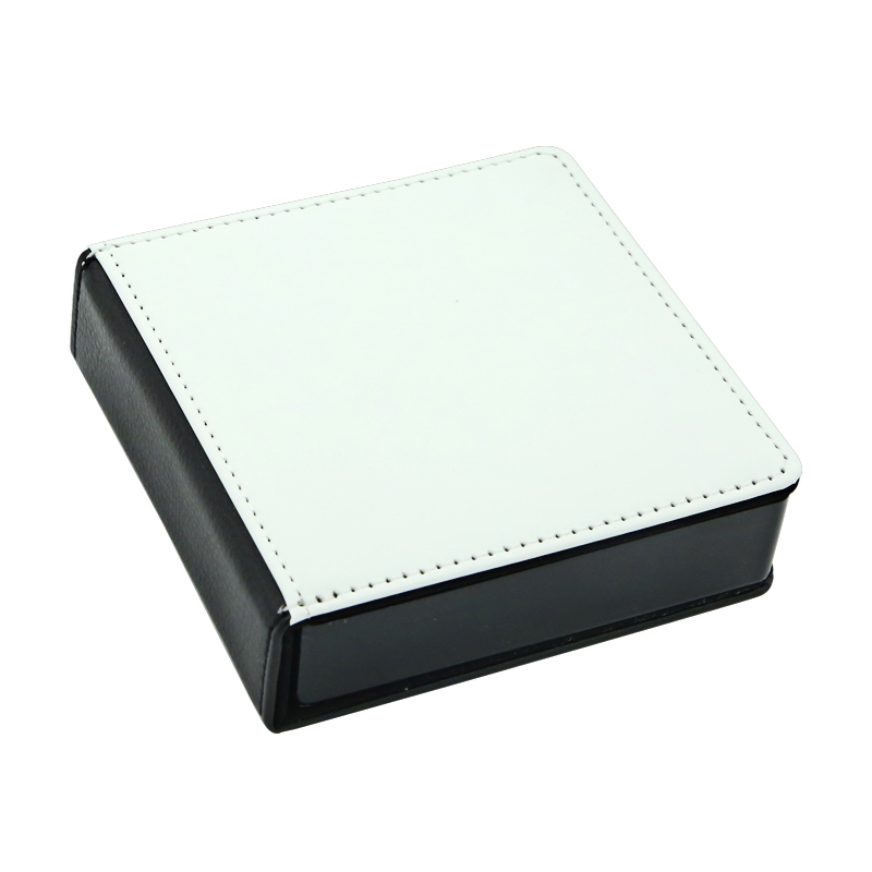 Sublimations-Leatherette-Klebepapierbox - Quadratisch Sublimations-Leatherette-Klebepapierbox - Quadratisch