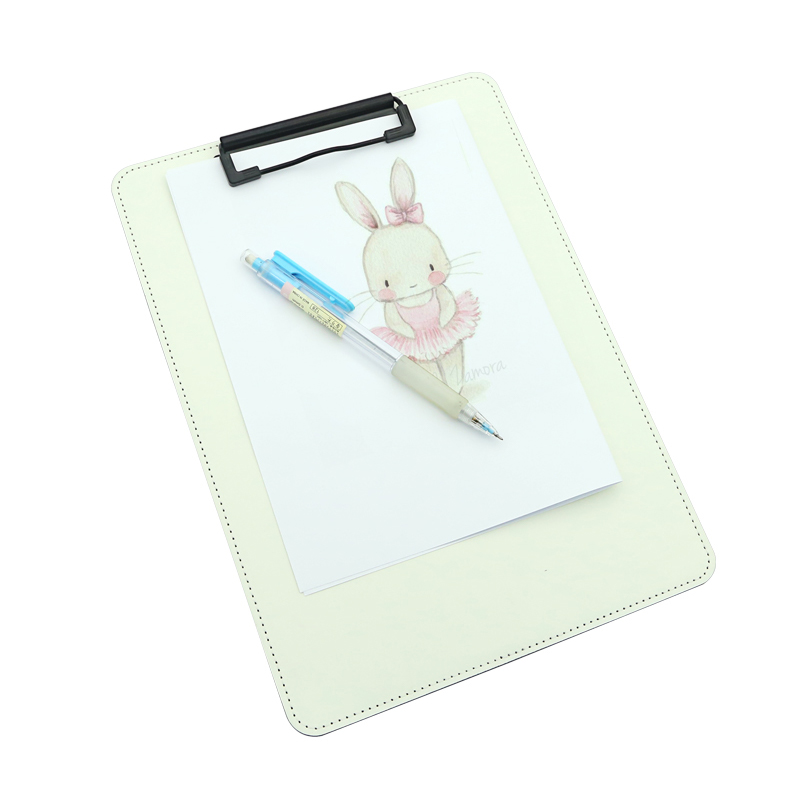 Sublimations-PU-Leder-Clipboard mit Metallclip - A5 Sublimations-PU-Leder-Clipboard mit Metallclip - A5