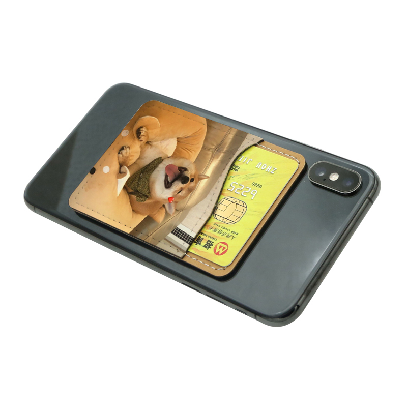 Telefonkartenhalter aus Sublimationsleder Telefonkartenhalter aus Sublimationsleder