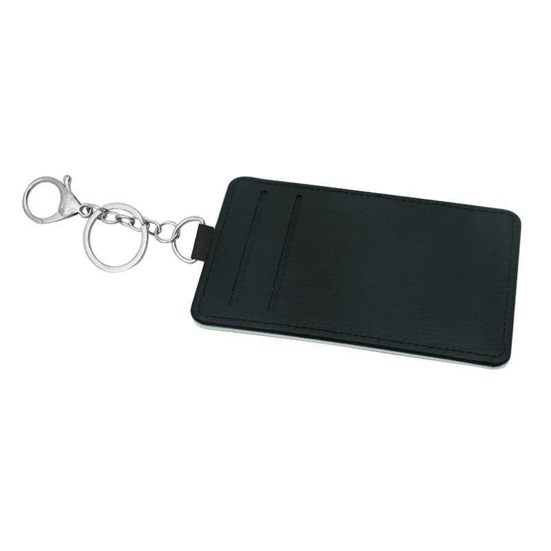 Sublimations-Leatherette-Buskartenhalter mit 2 Steckplätzen Sublimations-Leatherette-Buskartenhalter mit 2 Steckplätzen