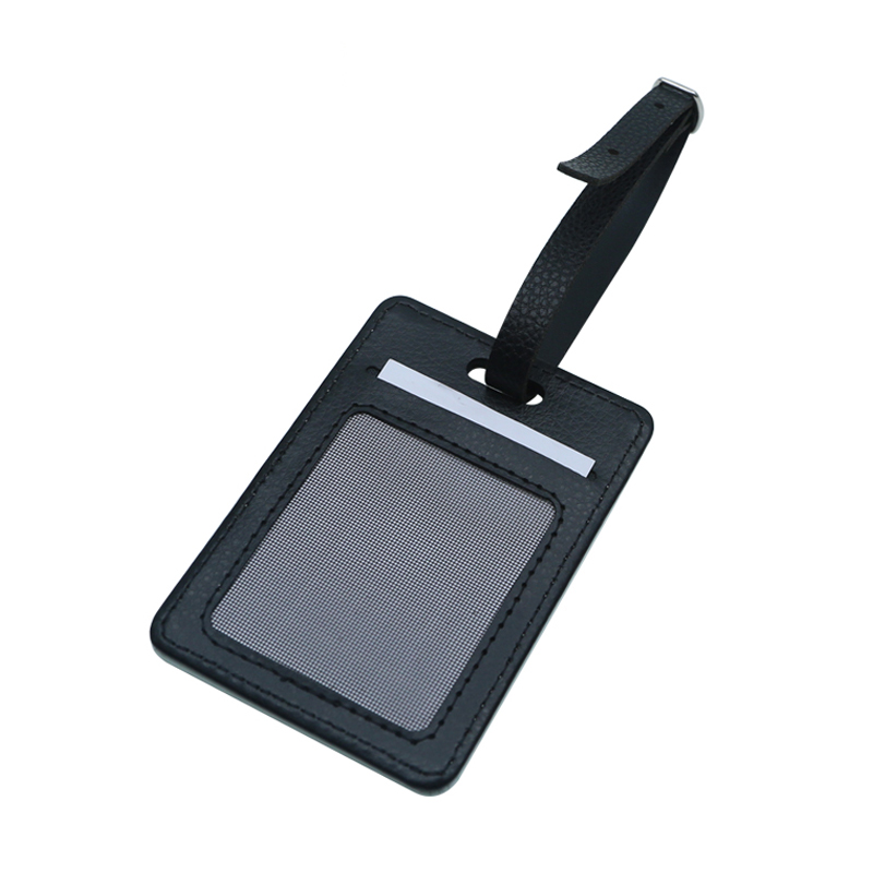 Gepäckanhänger aus PU-Leder mit Sublimation, einseitig bedruckbar Gepäckanhänger aus PU-Leder mit Sublimation, einseitig bedruckbar