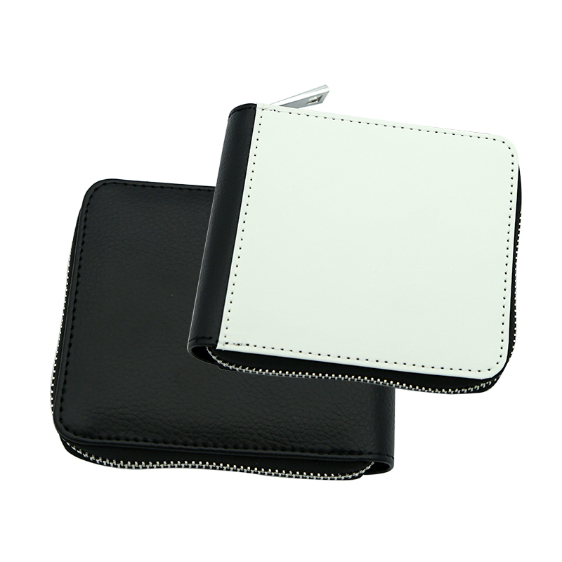 Sublimations-Leatherette-Geldbörsen mit Reißverschluss - Klein 