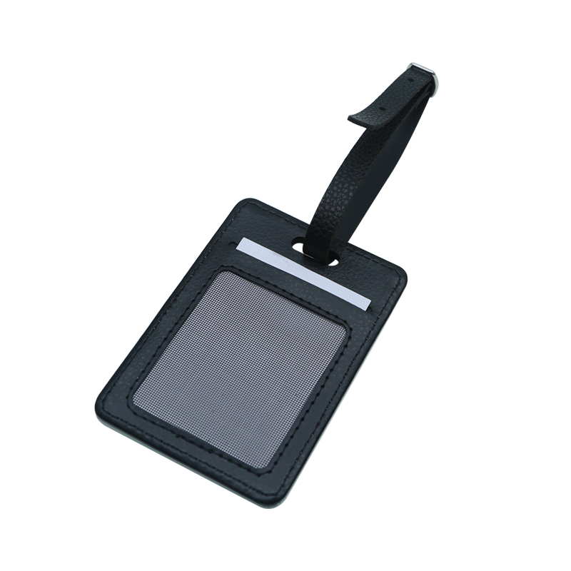 Gepäckanhänger aus PU-Leder mit Sublimation, doppelseitig bedruckbar Gepäckanhänger aus PU-Leder mit Sublimation, doppelseitig bedruckbar