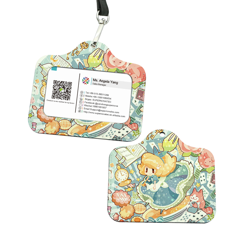 Sublimations-Leatherette-Ausweishalter - Horizontal Sublimations-Leatherette-Ausweishalter - Horizontal