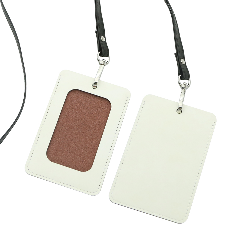 Sublimations-Leatherette-Ausweishalter - Gerade Sublimations-Leatherette-Ausweishalter - Gerade