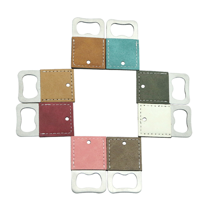 Sublimationsleatherette Edelstahl Kreditkartenform Flaschenöffner