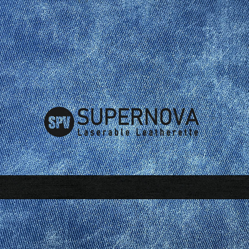 Denim Kunstleder-Bögen Mit Kleber / Ohne Kleber Denim Kunstleder-Bögen Mit Kleber / Ohne Kleber