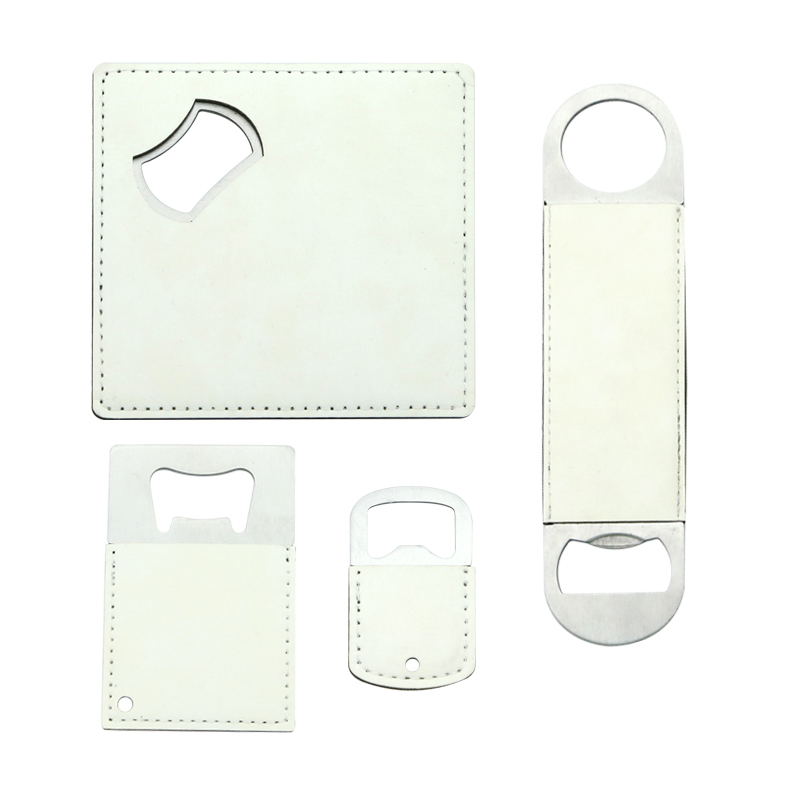 Sublimationsleder aus Edelstahl, langer Flaschenöffner Sublimationsleder aus Edelstahl, langer Flaschenöffner