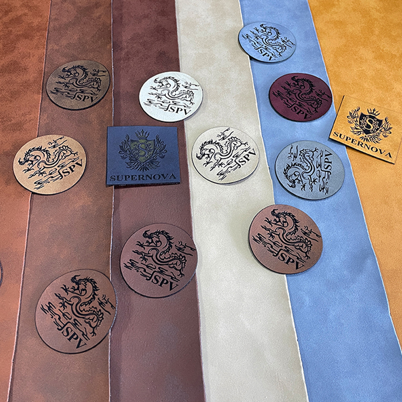 Matte Vintage Kunstleder-Bögen Mit Kleber / Ohne Kleber